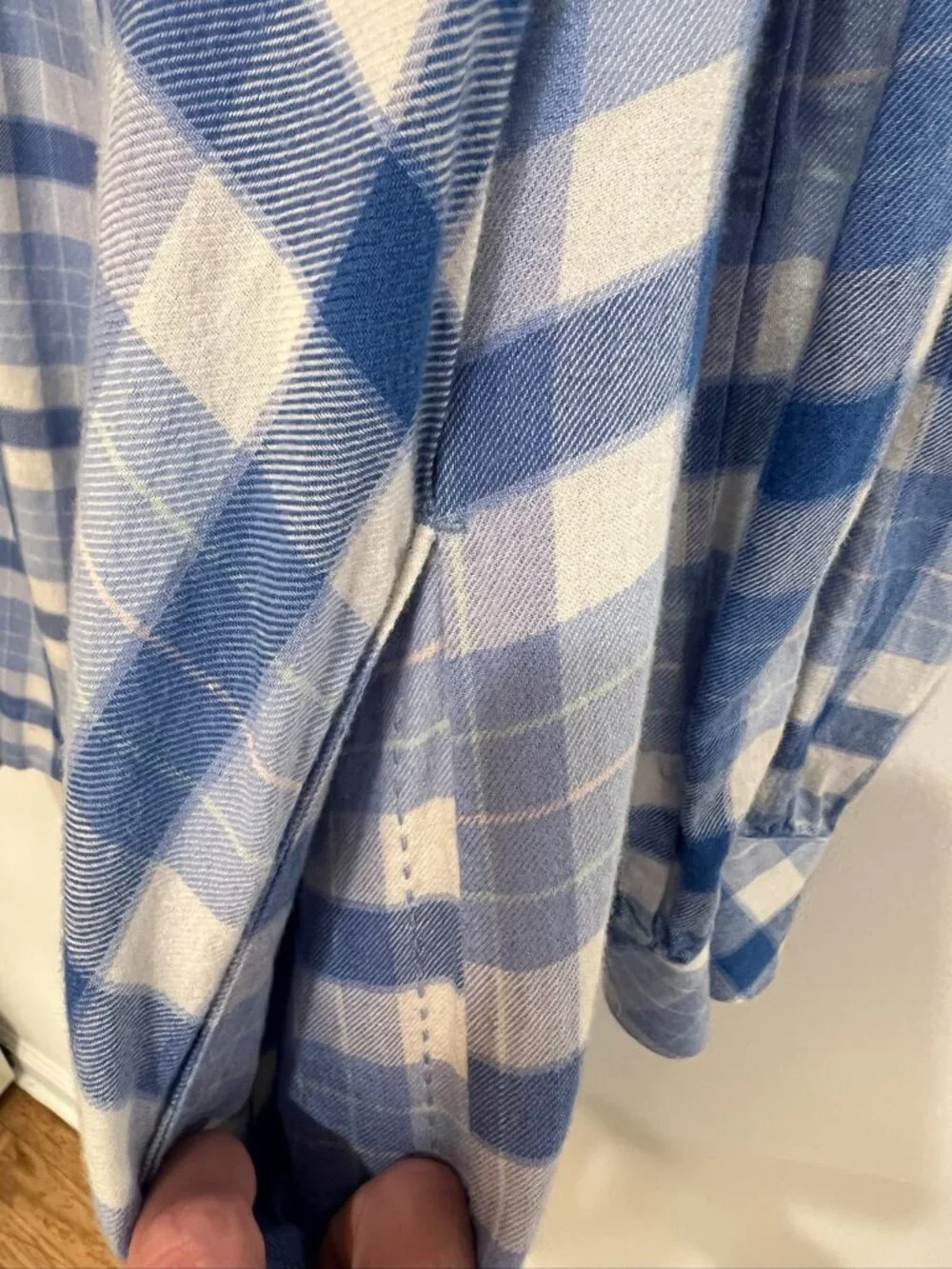 Vineyard vines Plaid Shirt DressWomen Size L Blue